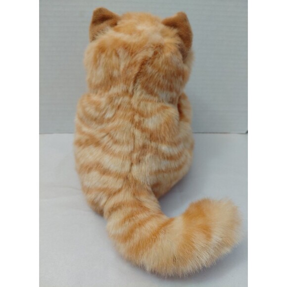 Folkmanis Cat Puppet Orange Tabby Kitten Chunky Body Animal Learning 9" - Picture 3 of 8